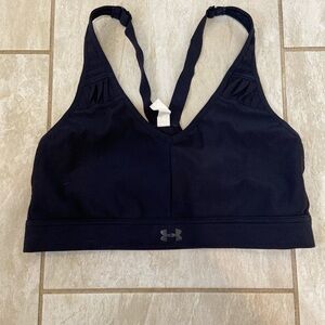Black Sports Bra By Under Armour